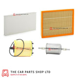 FOR VAUXHALL SIGNUM 2.0i TURBO 03-08 SERVICE FILTERS KIT FULL SERVICE KIT