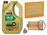 FITS VAUXHALL VECTRA ESTATE MK2 CDTI 04-09 SERVICE KIT OIL AND FILTER - 5L OIL