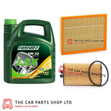 FOR FIAT CROMA 1.8 2.2 2005-2011 SERVICE KIT ENGINE OIL 5L + OIL & AIR FILTER