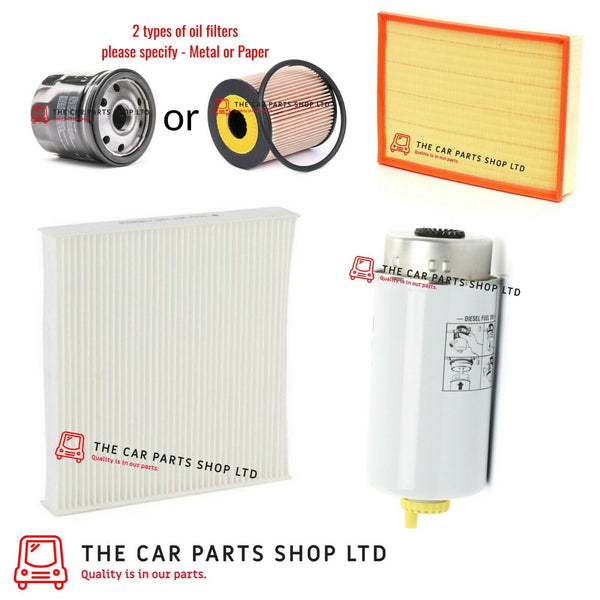 FITS FORD TRANSIT 2.4 TDCI 10/2010> FULL SERVICE FILTER KIT