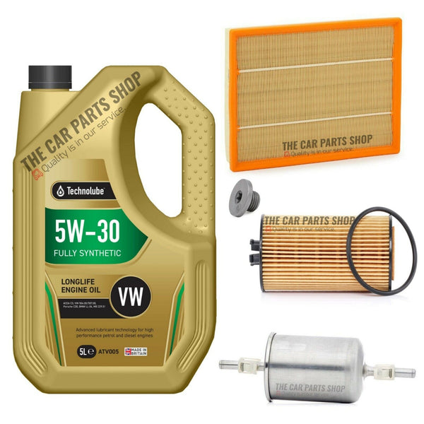 FOR VAUXHALL VECTRA MK2 1.8 PETROL 2002-2008 SERVICE KIT 5L OIL + AIR FUEL OIL