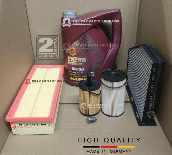FITS VW CADDY 1.9 TDI 2004-2010 FULL SERVICE KIT 5L 5W30 OIL & ALL FILTERS