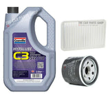 FOR MAZDA 2 1.3 PETROL 2010-2015 SERVICE KIT 5L OIL & OIL AND AIR FILTER NEW