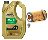 FOR SEAT LEON 2.0 TFSI 2006-2011 SERVICE FILTERS KIT 5L 5W30 OIL & OIL FILTER