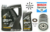 FOR HYUNDAI SANTA FE 2006 SERVICE KIT 6L ENGINE OIL 5W30 & BOSCH OIL FILTER