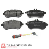 FOR MERCEDES C CLASS W204 2011-2014 FRONT BRAKE PADS SET & SENSOR