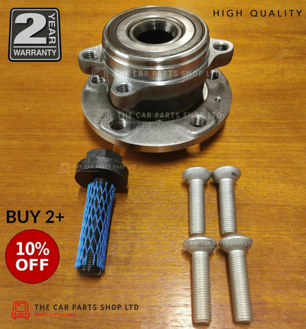 FITS SKODA OCTAVIA 2.0 FSI 2004-2009 FRONT WHEEL BEARING HUB KIT + BOLTS PREMIUM
