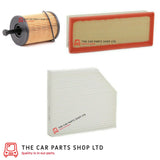 FITS AUDI A4 2.0 TDI ALLROAD 09-16 SERVICE FILTER KIT CABIN AIR AND OIL FILTER