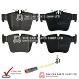 FITS MERCEDES GLC 220D 15-19 REAR AXLE BRAKE PADS + BRAKE WARNING WIRE NEW