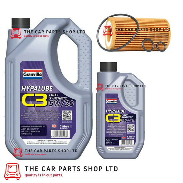 FOR MERCEDES GLC 220D 15-19 SERVICE KIT 6L GRANVILLE C3 OIL & OIL FILTER