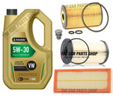 FITS SEAT ALTEA 2.0 TDI 2004> SERVICE KIT 5L OIL & AIR OIL FUEL NEW PREMIUM