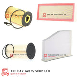 FOR AUDI A3 1.6 TDI 09-13 FULL SERVICE FILTER KIT FUEL AIR CABIN OIL FILTER