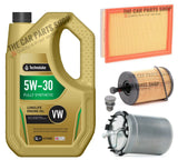 FITS SEAT TOLEDO 1.6 TDI 2015> SERVICE KIT 5L ENGINE 5W30 OIL & FUEL OIL AIR