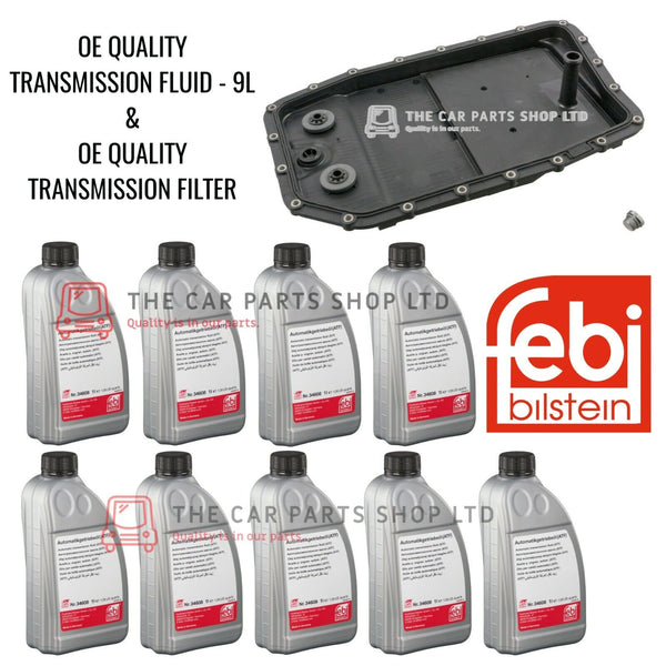 FITS BMW X3 E83 AUTO TRANSMISSION SERVICE KIT 9L OIL + FILTER KIT AND GASKET