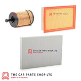 FITS SEAT EXEO ST 2.0 TDI 09-13 SERVICE FILTER KIT AIR CABIN & OIL FILTER