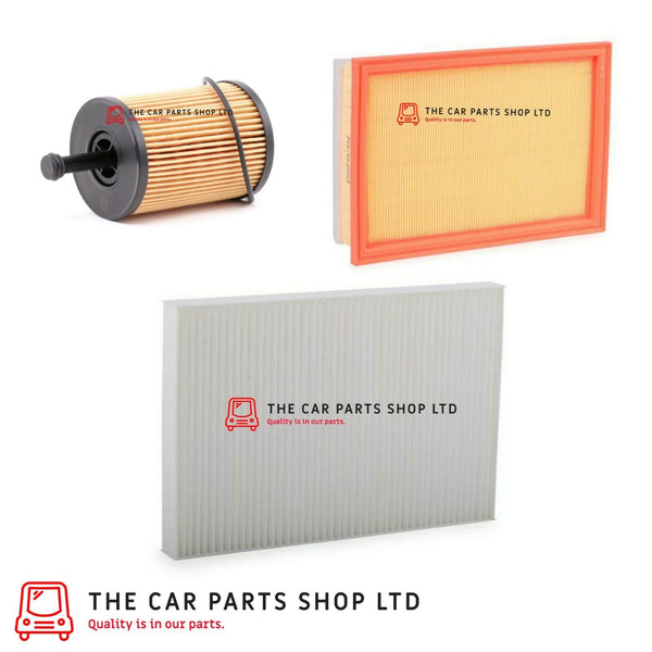 FITS SEAT EXEO ST 2.0 TDI 09-13 SERVICE FILTER KIT AIR CABIN & OIL FILTER