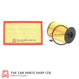 FOR AUDI A3 1.6 TDI 2012  SERVICE FILTER KIT OIL AND AIR FILTER ONLY