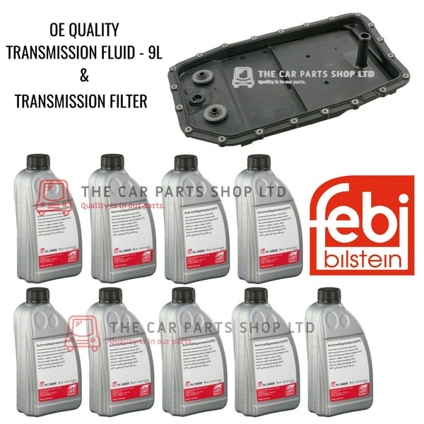 FOR BMW X5 E70 AUTO TRANSMISSION SERVICE KIT 9L OIL AND FILTER KIT + GASKET