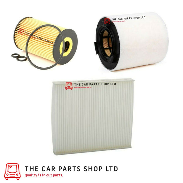 FOR SKODA FABIA 1.6 TDI 2010-2014 SERVICE FILTER KIT AIR OIL AND CABIN ONLY