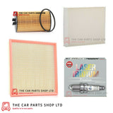 FOR VAUXHALL ASTRA GTC PETROL 11-20 SERVICE FILTER KIT OIL AIR CABIN + NGK PLUGS