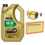 FOR AUDI A3 SPORTSBACK 1.6 TDI (8VA 8VF) SERVICE KIT 5L OIL + OIL AIR FILTER NEW