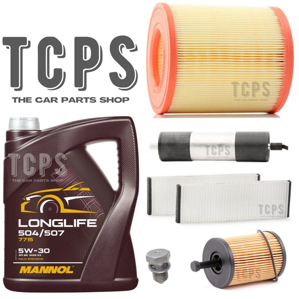 FOR AUDI A6 2.0 TDI 2004-2011 FULL SERVICE KIT 5L 5W30 OIL + FILTERS + SUMP PLUG