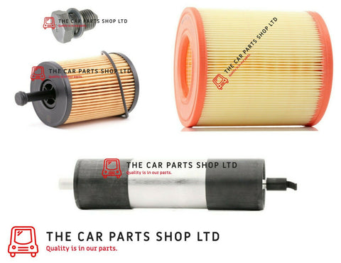 FITS AUDI A6 2.0 TDI 2004-2011 SERVICE FILTER KIT OIL AIR FUEL FILTER AND PLUG
