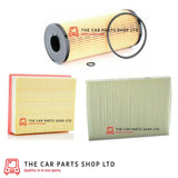 FOR SKODA SUPERB MK1 1.9 TDI 01-08 SERVICE FILTER KIT POLLEN AIR AND OIL FILTER
