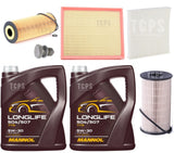 FOR VW CRAFTER 30-50 2006-2013 SERVICE KIT 10L 5W30 + OIL AIR FUEL CABIN NEW