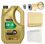 FITS AUDI A6 1.9 TDI 2000-2005 SERVICE KIT 5L OIL + OIL AIR CABIN FILTER NEW