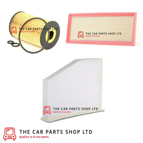 FITS SKODA YETI 2.0 TDI 10-15 SERVICE FILTER  KIT OIL AIR CABIN FILTER ONLY
