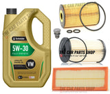 FITS SKODA SUPERB 2.0 TDI 4x4 08-15 SERVICE KIT 5L ENGINE OIL & AIR OIL FUEL