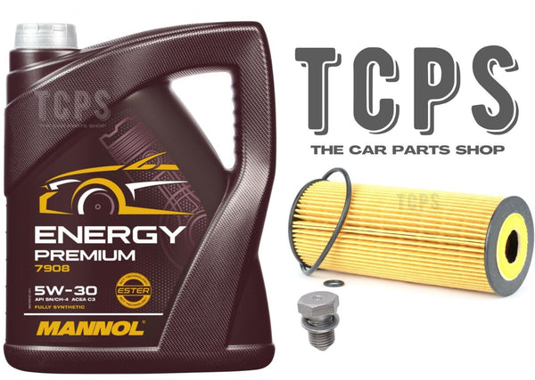 FOR VW GOLF MK5 2.0 TDI 2003-2008 SERVICE KIT 5L ENGINE OIL 5W30 & OIL FILTER