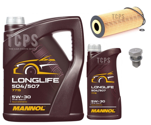 FITS VW TIGUAN 2.0 TDI 2007-2018 SERVICE KIT 6 LITRES OIL 5W30 & OIL FILTER