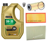 FOR SKODA OCTAVIA MK1 1.9 TDI 96-10 SERVICE KIT 5L OIL & CABIN OIL + AIR FILTER