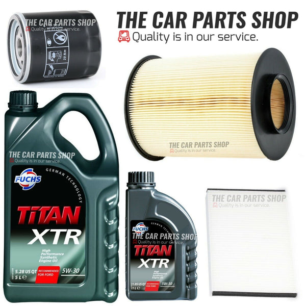 FITS FORD FOCUS 2.0 ST MK3 2012> SERVICE KIT 6L 5W30 OIL + AIR OIL CABIN FILTER