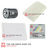 FOR VAUXHALL AGILA B 1.2 PETROL FULL SERVICE FILTER KIT & NGK IRIDIUM PLUGS x4