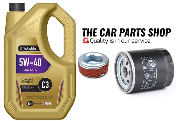 FITS FIAT PUNTO EVO 08-12 SERVICE KIT 5 LITRES ENGINE OIL AND OIL FILTER PACK