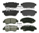 FRONT AND REAR BRAKE PADS FOR HONDA JAZZ MK2 2002-2008 OE QUALITY
