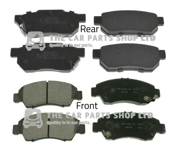 FRONT AND REAR BRAKE PADS FOR HONDA JAZZ MK2 2002-2008 OE QUALITY