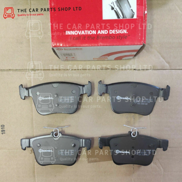 FOR AUDI A3 2.0 TDI 2013> GENUINE REAR BREMBO PADS OE QUALITY PADS