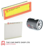 FITS FIAT PUNTO EVO 08-12 SERVICE FILTER KIT OIL AIR AND CABIN FILTER