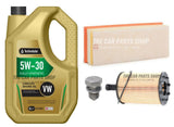 FOR AUDI A4 2.0 DIESEL (B8) SERVICE KIT 5L OIL + AIR AND OIL FILTER NEW