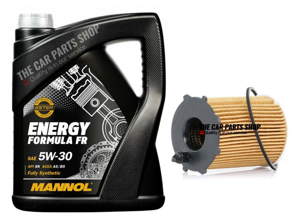 FOR FORD B-MAX 1.5 SERVICE KIT 5L ENGINE OIL 5W30  WITH AN OIL FILTER *NEW*