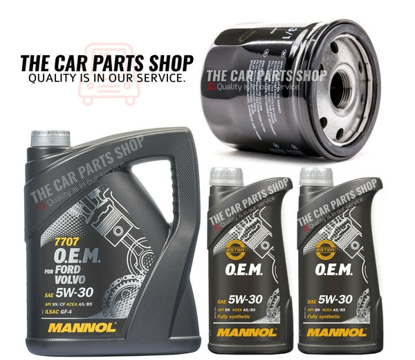 FITS FORD TRANSIT CUSTOM 2.0 V362 SERVICE KIT 7L ENGINE OIL & OIL FILTER PREMIUM