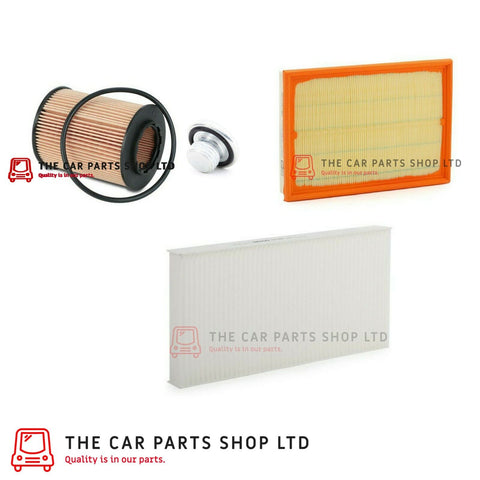 FOR VAUXHALL CORSA 1.0 MK2 2000-2007 SERVICE FILTER KIT AIR OIL CABIN SUMP PLUG