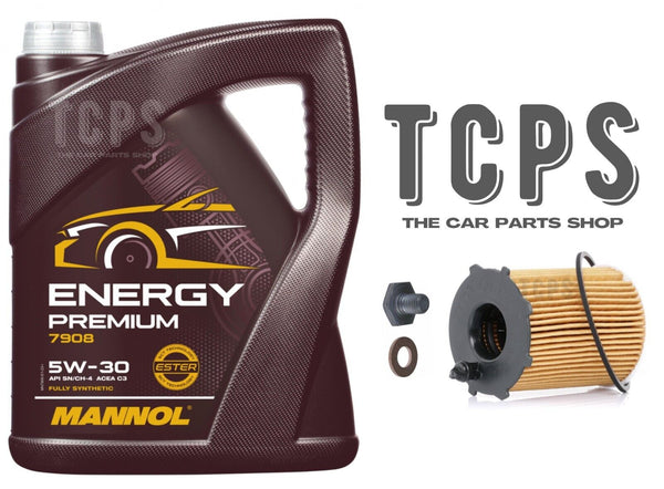 FOR PEUGEOT 308 1.6 HDI SERVICE KIT 5L ENGINE OIL 5W30 & OIL FILTER PACK
