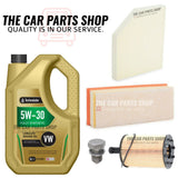 FOR AUDI A4 2.0 DIESEL (B8) SERVICE KIT 5L OIL & POLLEN CABIN OIL & AIR FILTER