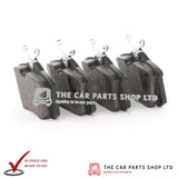 REAR AXLE BRAKE PADS  FOR AUDI A3 1.6 TDI 8P7 2009-2012 (CONVERTIBLE)