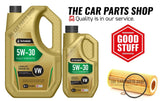 FITS BMW 3 SERIES 320D E46 SERVICE KIT 6 LITRES ENGINE OIL 5W30 + OIL FILTER